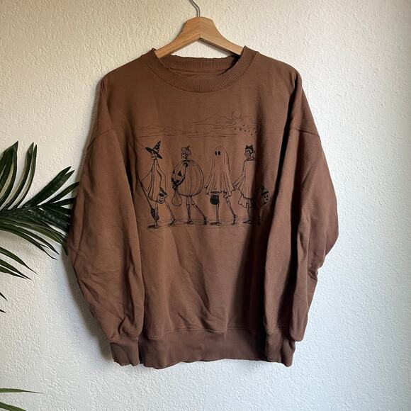 American Eagle Halloween Crewneck Sweatshirt XS - Picture 1 of 7
